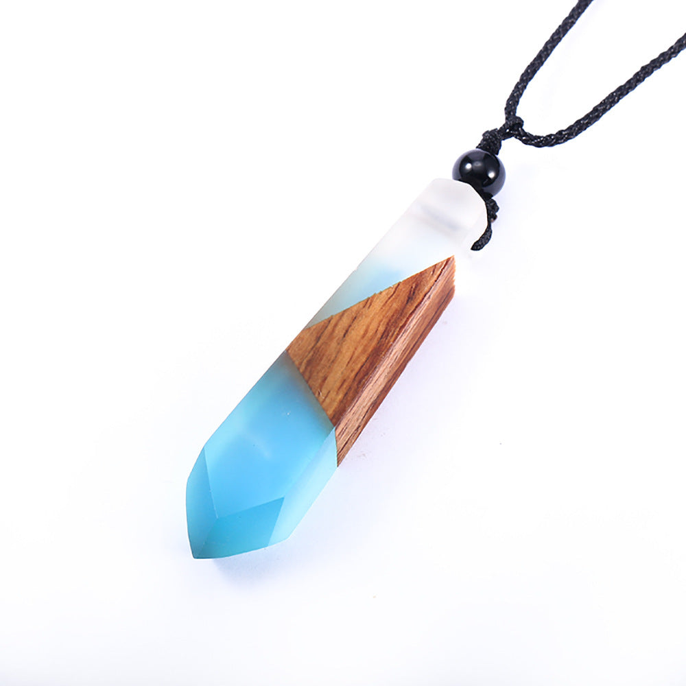 Resin and Wood Pendant